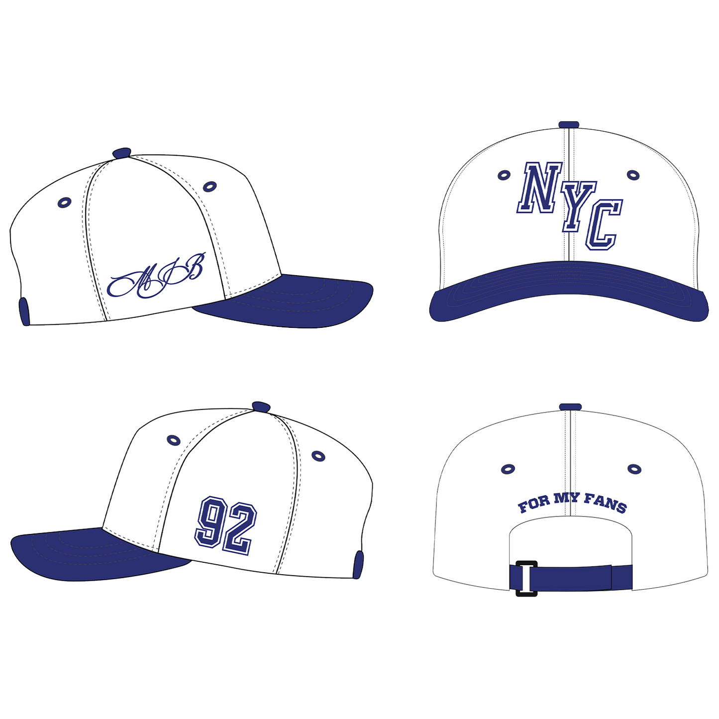 "NYC 92" White Hat