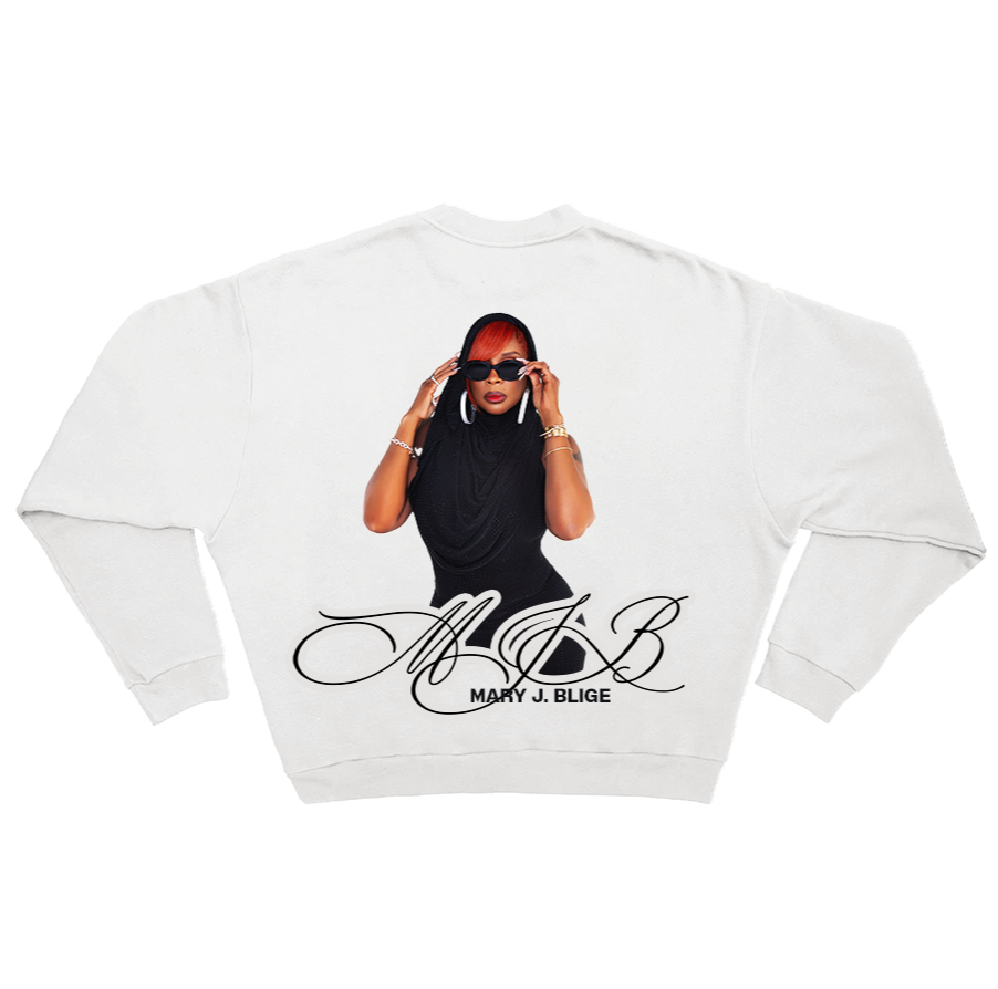 "Fans Photo" White Crewneck Sweatshirt