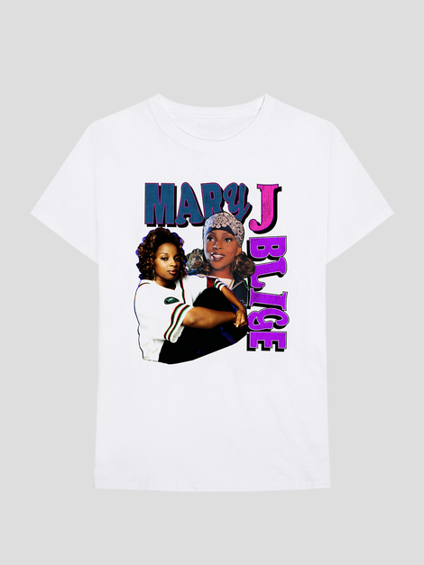 Mary J. Blinge, Shirts, Mary J Blige Faces All Over Blue Black Red Tie  Dye T Shirt New Super Bowl