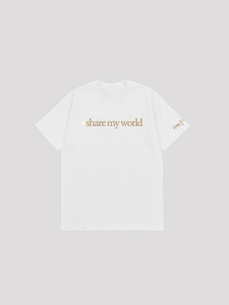 Share My World White T-Shirt