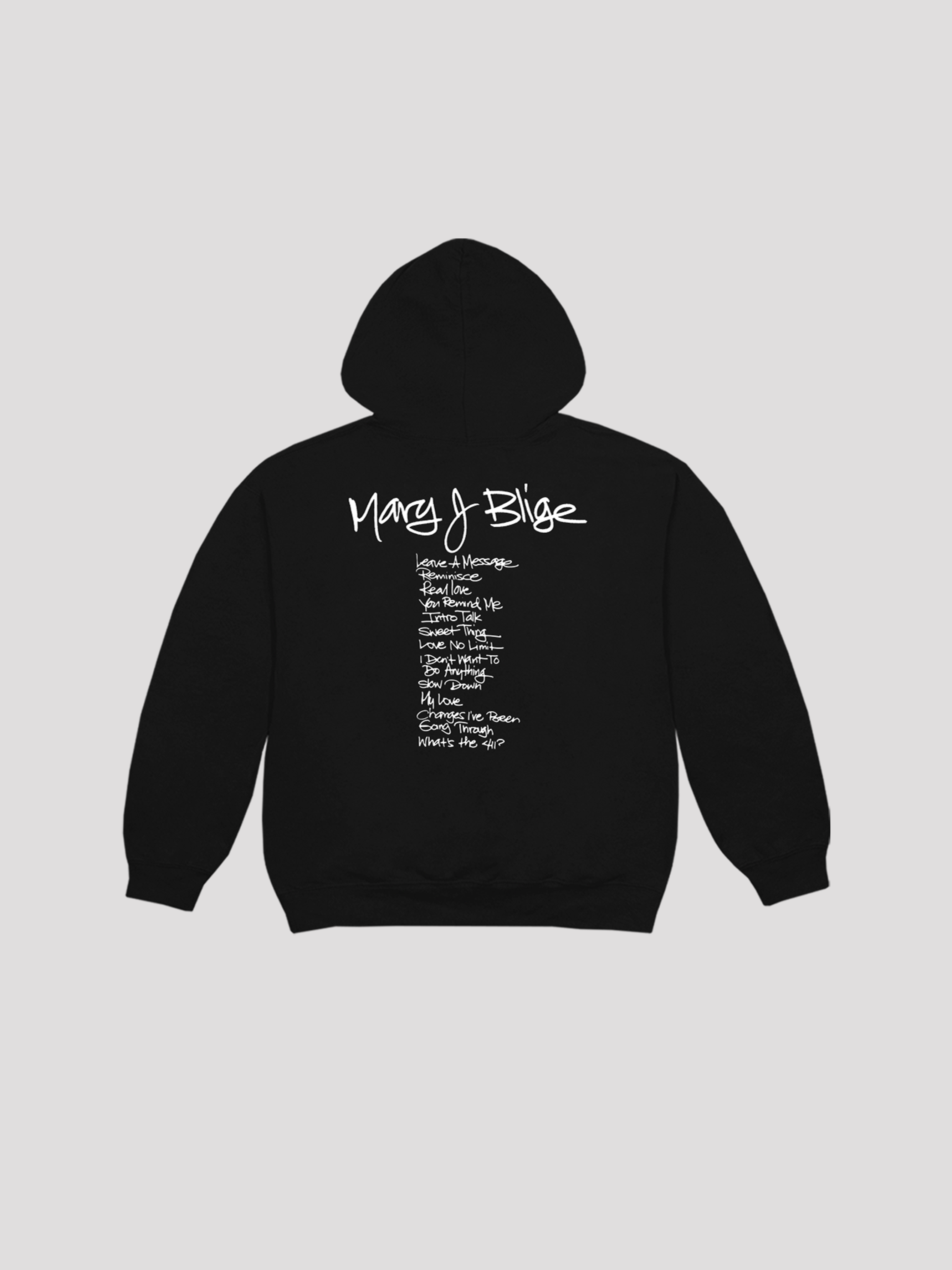 What’s The 411? Tracklist Hoodie Back